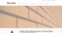Desktop Screenshot of matrotec.de