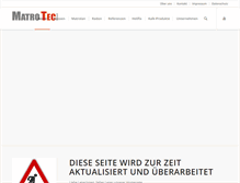 Tablet Screenshot of matrotec.de